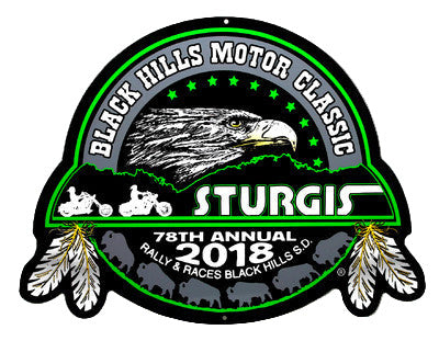 Sturgis Heritage Metal Sign - 2018
