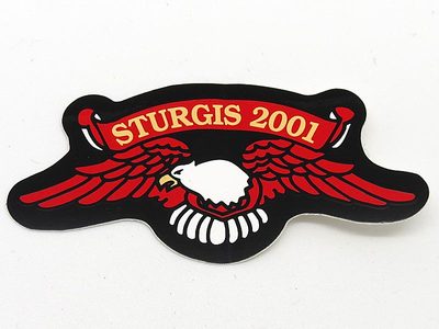 Sturgis Eagle Wing Sticker - 2001