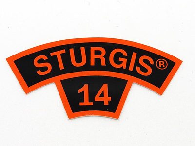 Sturgis Rocker Sticker - 2014