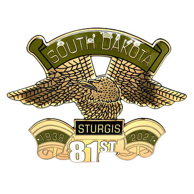 Eagle Wing Metal Sign - 2021