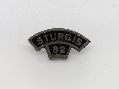 Sturgis Rocker Pin - 1982