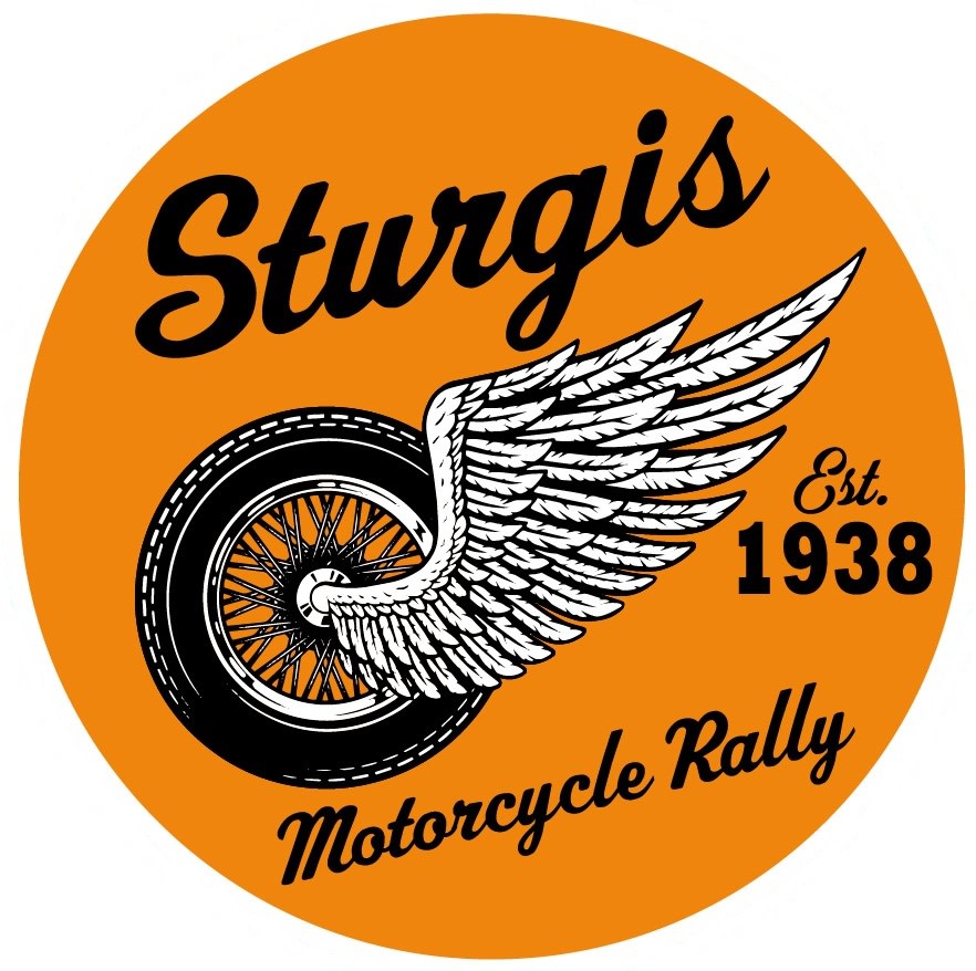 Sturgis Winged Wheel Sticker
