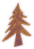Black Hills Zentangle Tree Sticker