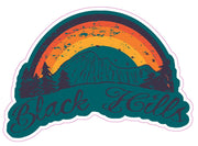 Black Hills Rainbow Sticker