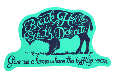 Black Hills Buffalo Roam Sticker
