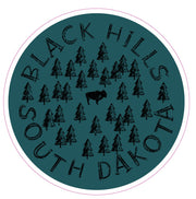 Black Hills Circle Forest Sticker