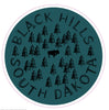 Black Hills Circle Forest Sticker