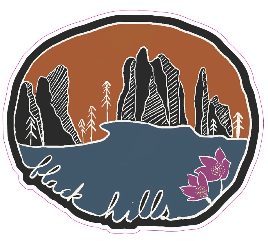 Black Hills Pasque Sticker
