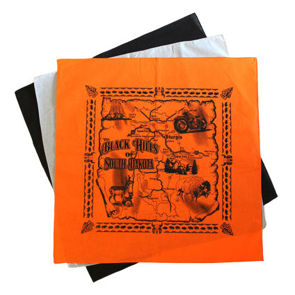 Black Hills Map Bandana