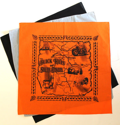 Black Hills Map Bandana