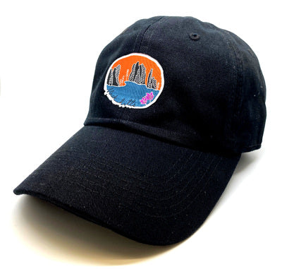Black Hills Pasque Black Low Crown Cap