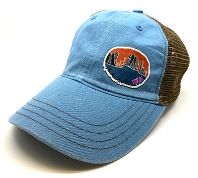 Black Hills Pasque Blue Mesh Cap