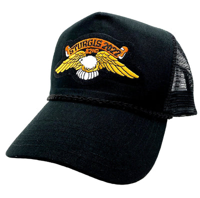 Sturgis Eagle Wing Black Mesh Cap 2022