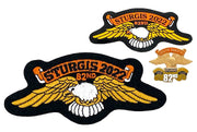Sturgis Eagle Wing Pin, Patch & Sticker Set - 2022