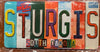 Sturgis Chopped License Plate Magnet