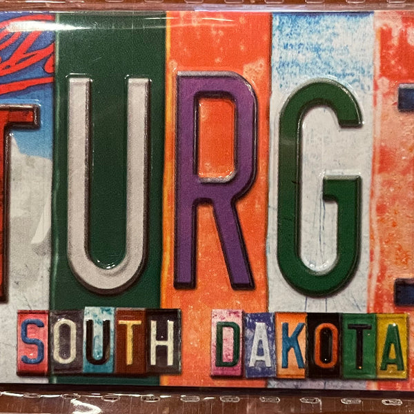 Sturgis Chopped License Plate Magnet