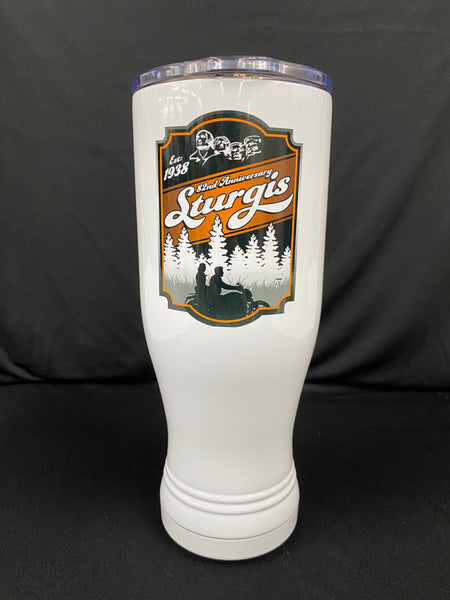 Pilsner 20oz Tumbler - White Beer Label