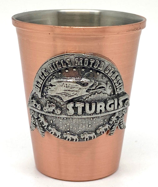 Sturgis Official Logo Copper Shot Glass