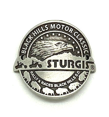 Sturgis Official Logo Pewter Walking Stick Medallion