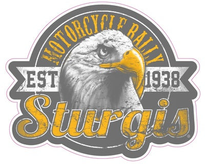 Sturgis Eagle Head Sticker (Undated)