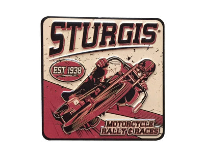 Sturgis Flat Track Tin Magnet