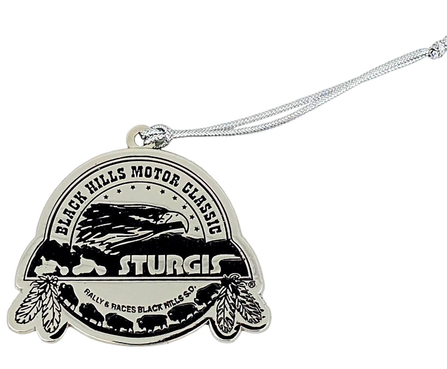 Sturgis Heritage Logo Ornament - Silver