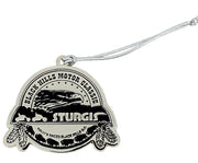 Sturgis Heritage Logo Ornament - Silver