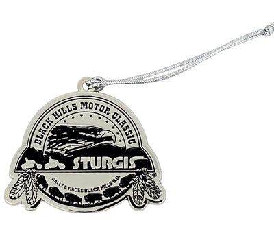 Sturgis Heritage Logo Ornament - Silver