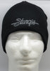 Sturgis Script Beanie Black with Silver
